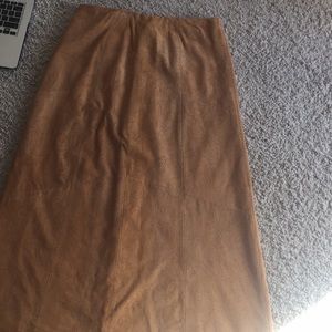 Dana Buchman Aline suede skirt